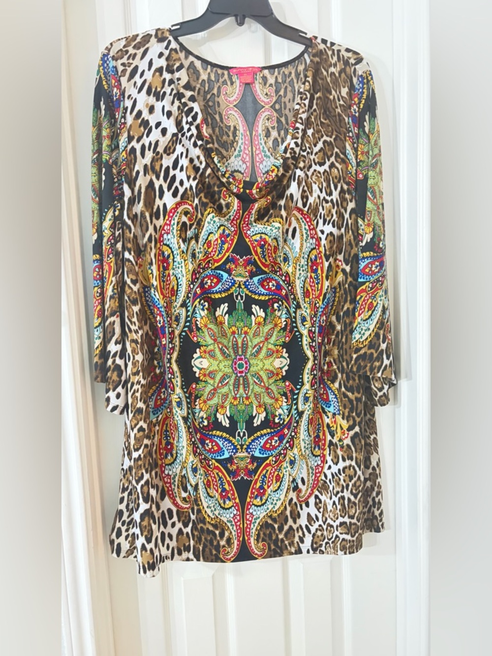 Leopard Medallion Print Dress